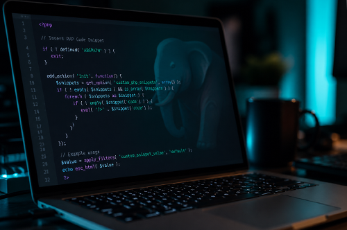 Insert PHP Code Snippet